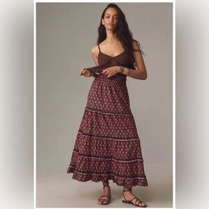 Anthropologie Genevieve Tier Maxi size small P